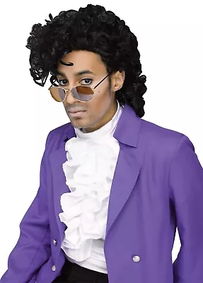 Adult Prince Purple Rain Musician Costume Wig • $10.50