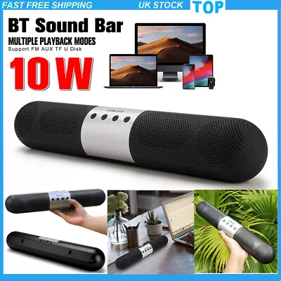 High Bass Ultra Loud Bluetooth Speakers Portable Wireless Subwoofer FM AUX TF • £16.14