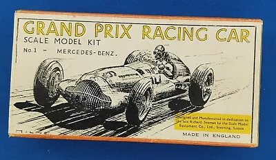 Grand Prix Racing Car No. 1 Mercedes Benz Scale Model Equip Co. Scale Model Kit • $34