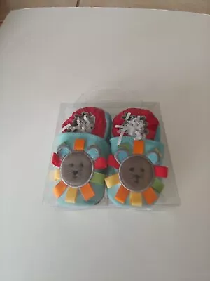 Mud Pie Lion Shoe Socks Size 0-6 Months • $24