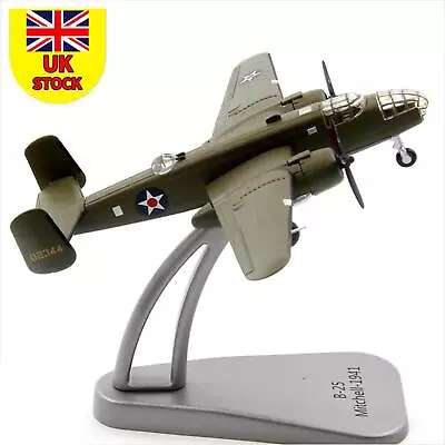 1/144 Scale B-25 Bomber Mitchell Alloy Aircraft Model Plane Souvenir Gift • £31.06