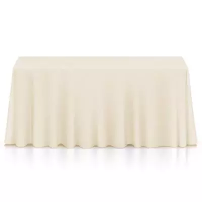 - 90  X 132  Premium Tablecloth For Wedding/Banquet/Restaurant - Rectangular ... • $33.79