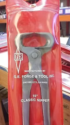 G.E. FORGE AND TOOL G.E.15'' Classic Nipper • $249.99