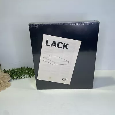 IKEA LACK Black Floating Wall Mount Shelf NWT Single 11.75  X 10.25  • £36.62