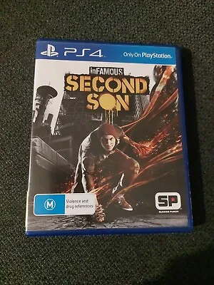 InFamous Second Son - Sony PlayStation 4 PS4 Game VGC Complete + Free Postage  • $15