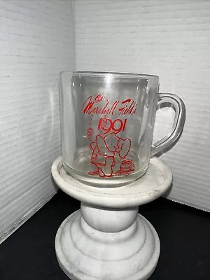 Vintage Marshall Fields 1991 Bear Glass Mug • $9