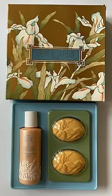 1988 Vintage Avon Creme De La Fleur Gift Set- Crème Bath & Bar Soap-NOS • $14.95