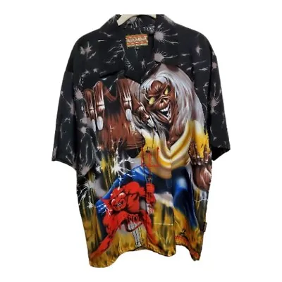 Iron Maiden The Number Of The Beast Club Shirt Large Dragonfly Clothing • $120