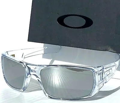 NEW Oakley Crankshaft CLEAR POLARIZED Galaxy Chrome Mirror Iridium Sunglass 9239 • $108.88