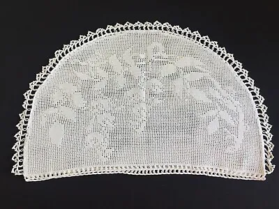 Mary Card   Tea Cosy  LABURNUM  1930s Filet Crochet Lace Teapot Cover • $249