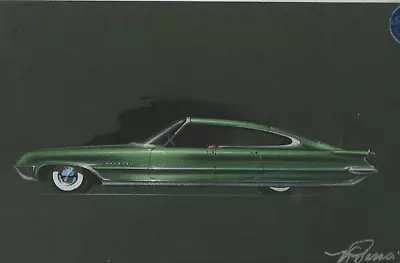 1958 Imperial 4-door Fastback Proposal- Art Print - By Designer Vince Geraci • $12