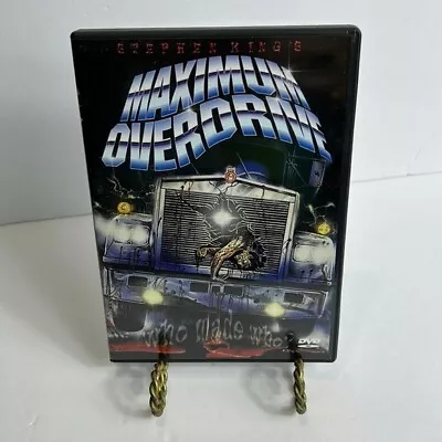 Maximum Overdrive DVD Stephen King 1986 Anchor Bay Horror Movie • $15