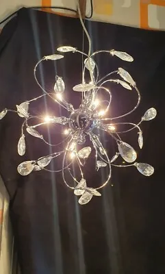 £34.99 • Buy Swirled Jeweled Sputnik Light