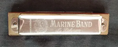 Vtg M. Hohner Marine Band Harmonica Germany G Key 12 Hole 1930s /40s Blues • $39.99
