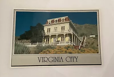 Savage Mansion Virginia City Nevada Unposted Postcard • $4.99