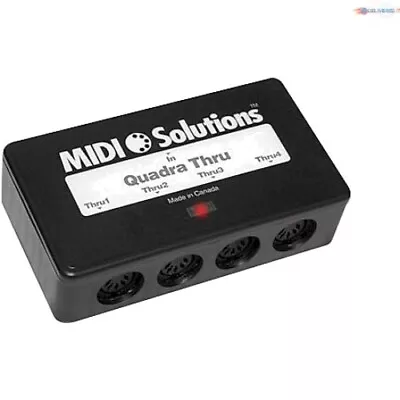 MIDI Thru Box - Sends All Messages From Input To 4 • $93.08