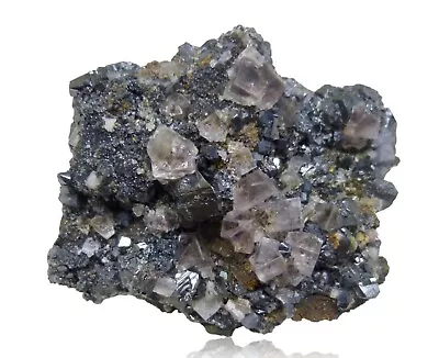 £24 • Buy Fluorite & Sphalerite Crystals Mineral Specimen - Rampgill Mine, Cumbria England