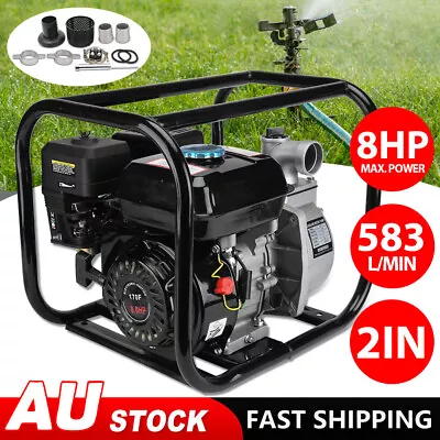 Water Pump Petrol Irrigation Transfer Pump High Flow Fire Fighting Water Pumps • $196.95