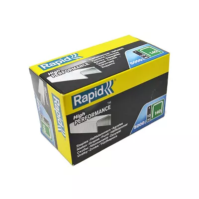 £17.99 • Buy Rapid R34  / 140 Series Staples (Flatwire / Proline)  6, 8, 10, 12mm 5000 Pack 