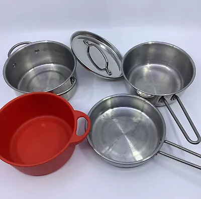 $12.69 • Buy Lot Of 5 Melissa And Doug Pots And Pans Set Play Cooking Kitchen
