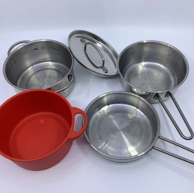 $12.69 • Buy Lot Of 5 Melissa And Doug Pots And Pans Set Play Cooking Kitchen