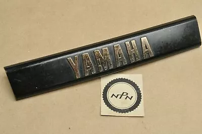 Vintage Yamaha Emblem 1985 XV550 R Vision Seat Rear Frame Cover Badge #2 OEM • $14.99