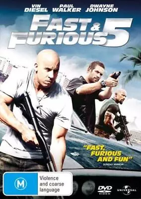 Fast & Furious 5 (DVD) Brand New & Sealed - Region 4 • $8.98