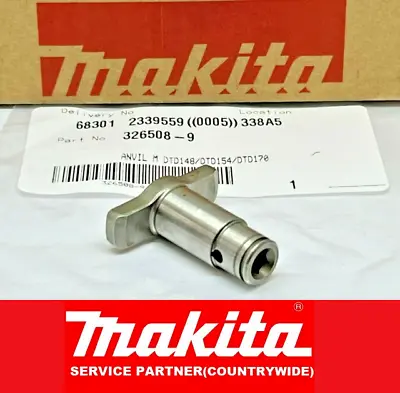 Genuine Makita 326508-9 ANVIL M Impact Driver DTD148Z DTD154Z DTD170Z 18V LXT • £13.96