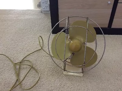 Airflow Mid Century Vintage 2 Speed Desk Fan. Works Perfectly.  • $48