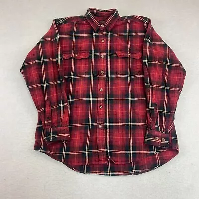 Field & Stream Shirt Mens XL Tall Thick Flannel Red Lumberjack Outdoor READ • $19.99