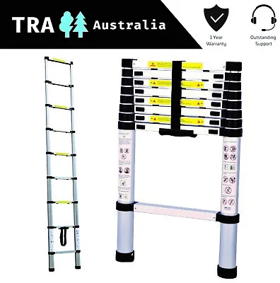 2.6m Portable Telescopic Roof Top Tent Ladder With Carry Bag RV Parts Motor Home • $71.91