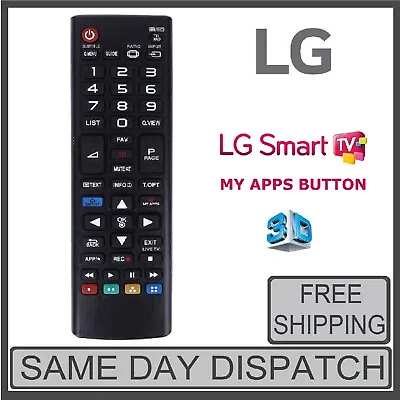 Replacement Smart Tv Remote Lg Akb73715601 Smart 3d • £4.95