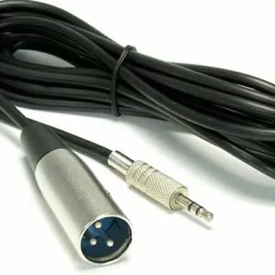 6Ft XLR 3P Male To 1/8 3.5mm Stereo Male Microphone Sound Audio Cable • $7.95