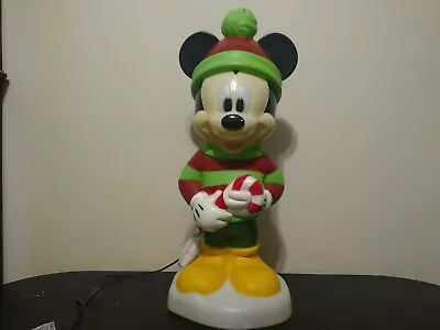 Gemmy Blowmold 2ft Christmas Mickey Mouse Lighted Outdoor Decor  • $69.99