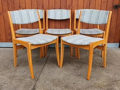 5x Designer Dining Room Chairs Vintage 60s Mid Century Danish 60er B • $465.63