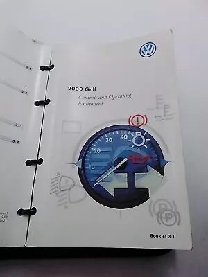 2000 Volkswagen Golf Owners Manual • $34.39