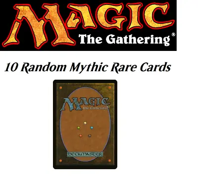 10 Mythic Rare Card Lot Bulk Magic MTG  CHOOSE YOUR COLOR IF YOU'D LIKE • $8.99
