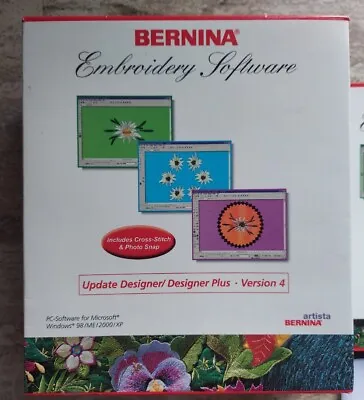 Bernina Auto Designer Version 4 Embroidery Software In Box V 4.0 • $60