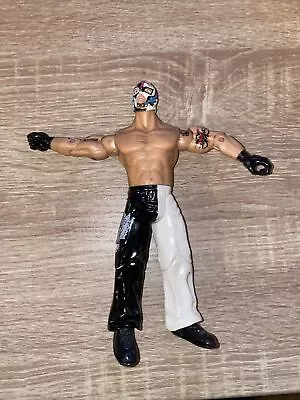 2003 Wwe Jakks Rey Mysterio Jr Black And White Pants Version • $11