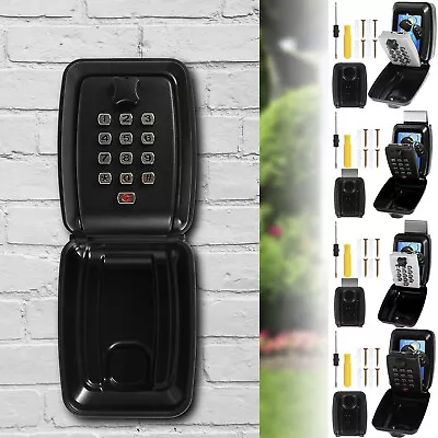 Password Key Lock Box Waterproof 12-Digit Combination Key Safe Metal Key Tisbx • £27.11