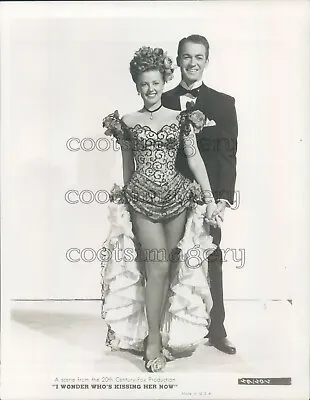 Press Photo Mark Stevens June Haver I Wonder Who's Kissing Her Now 1940s • $15