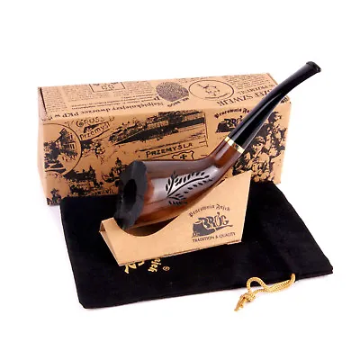 Mr Brog Workshop New Handmade Tobacco Pipe No 310 Indigo Brown Pear Wood Fajka • $25