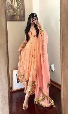 Wedding Dress Bollywood Gown Salwar Kameez New Party Pakistani Wear Suit Indian • $51.98