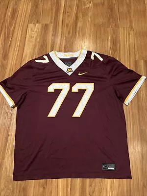 Minnesota Gophers Football Jersey Nike Team #77 XXL • $29.99