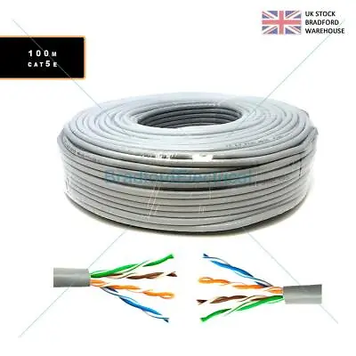 £1.42 • Buy 50-305m CAT5e Network Ethernet LAN Cable External Copper UTP Outdoor Lead Lot