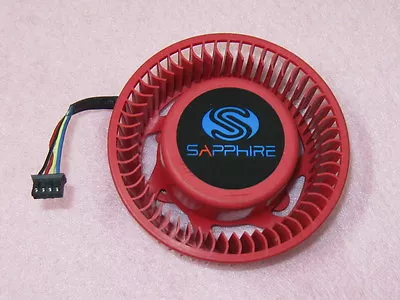 $9.50 • Buy 75mm Sapphire ATI HD6870 HD6950 HD6970 Fan Replacement 4Pin FD9238U12D 1.2A R43