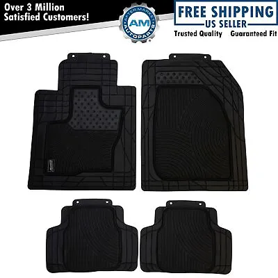 Armor All Custom Accessories Smart Fit Black Rubber Floor Mat Set Of 4 New • $52.99
