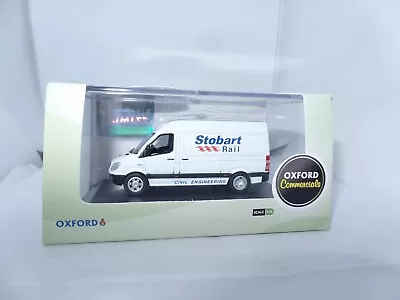 Oxford 76MSV002 MSV002 1/76 OO Scale Mercedes Sprinter Van Stobart Rail Service • £10.25