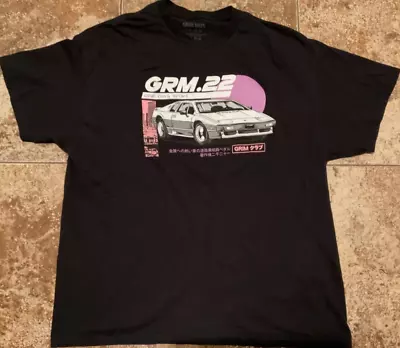 Grim Days Grm 22 Sports Car Graphic T-shirt ( Mens Xl ) Black Preowned • $9.59