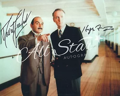 POIROT - David Suchet & Hugh Fraser Signed Photograph 02 (BCRT) • £65